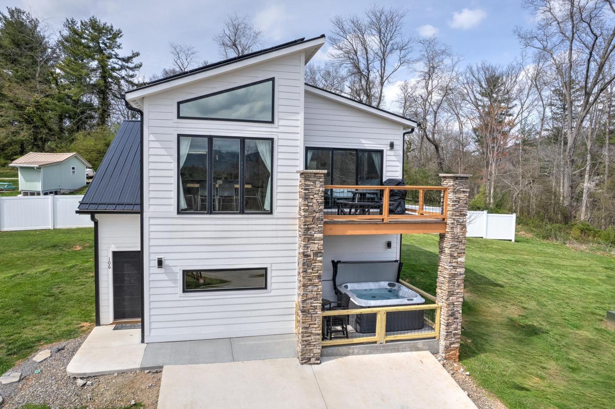 Вилла Mon Tresor, Modern Mountain Views With Deck Weaverville Экстерьер фото